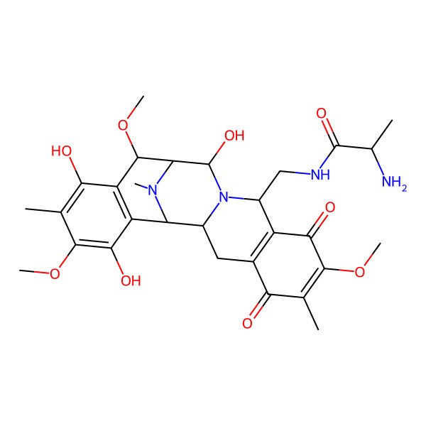 2D Structure of Saframycin Mx1