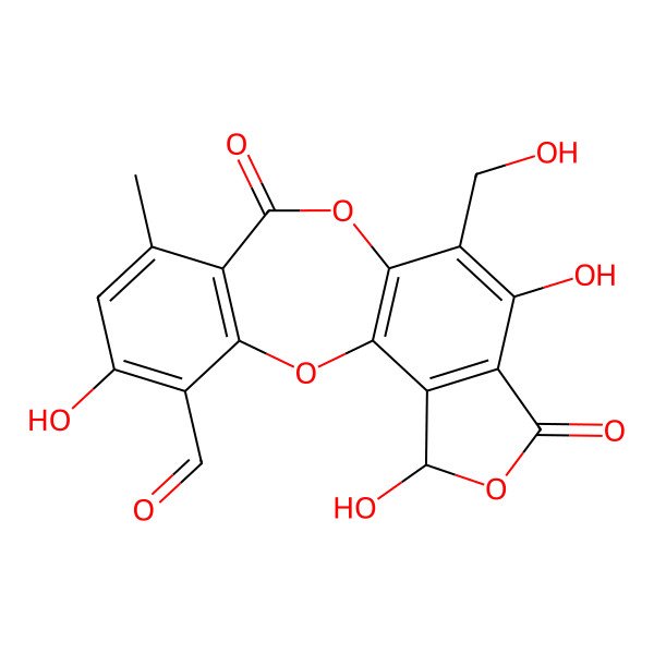 2D Structure of Salazinic acid