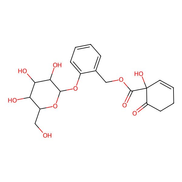 2D Structure of Salicortin