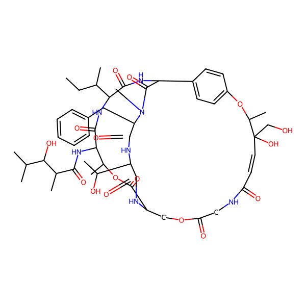 2D Structure of Salinamide F