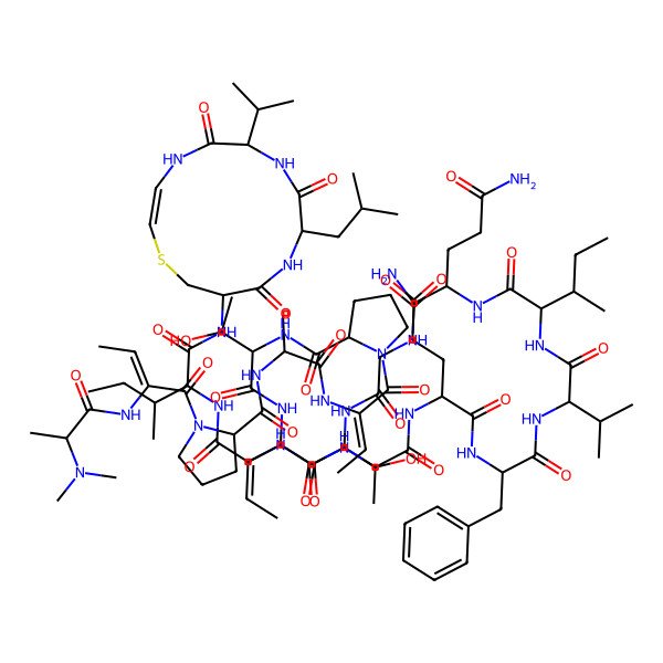 2D Structure of Salinipeptin D