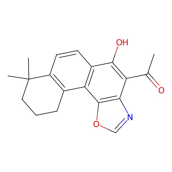 2D Structure of Salviamine F