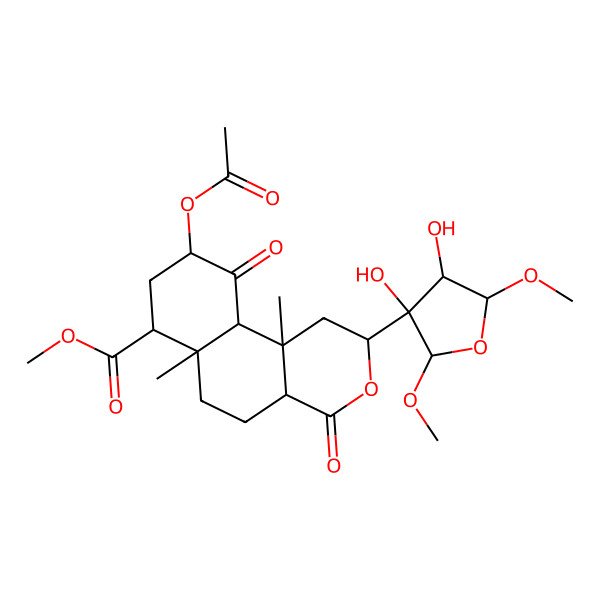 2D Structure of Salvinicin A