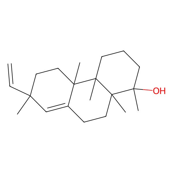 2D Structure of Sandaracopimaradien-1alpha-ol