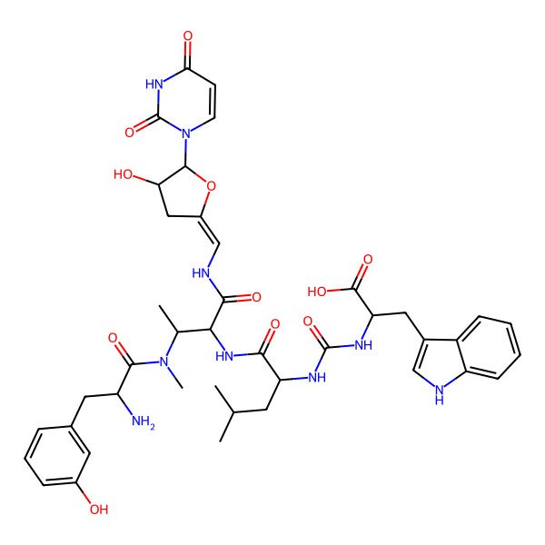 2D Structure of Sansanmycin B