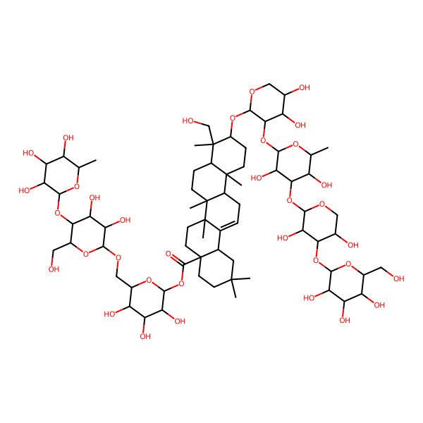 2D Structure of Saponin E, hupehensis