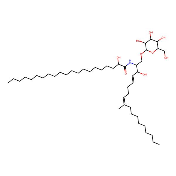 2D Structure of Sarcoehrenoside B