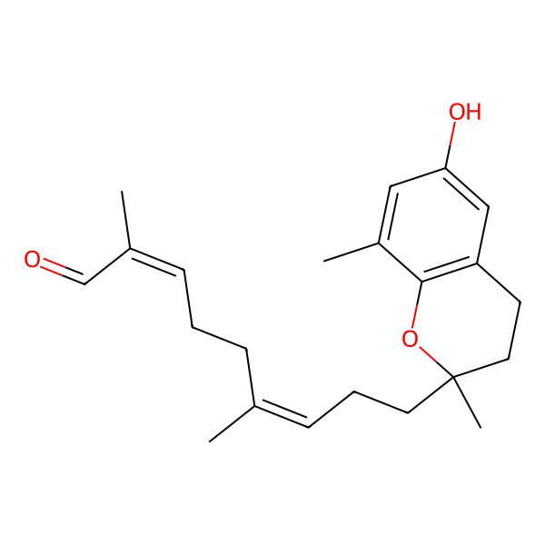 2D Structure of Sargachromanol A