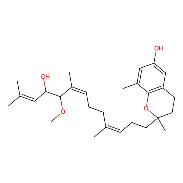 2D Structure of Sargachromanol F