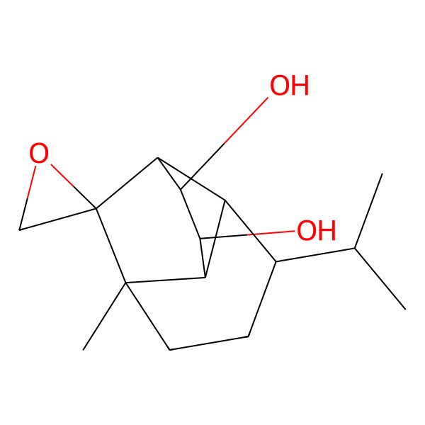 2D Structure of Sativene Epoxide