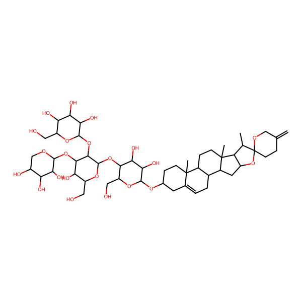 2D Structure of sceptrumgenin 3-O-lycotetraoside