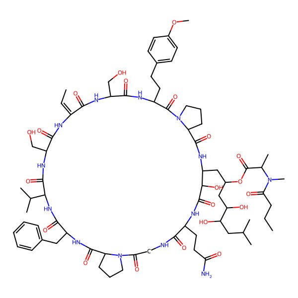 2D Structure of Schizotrin A