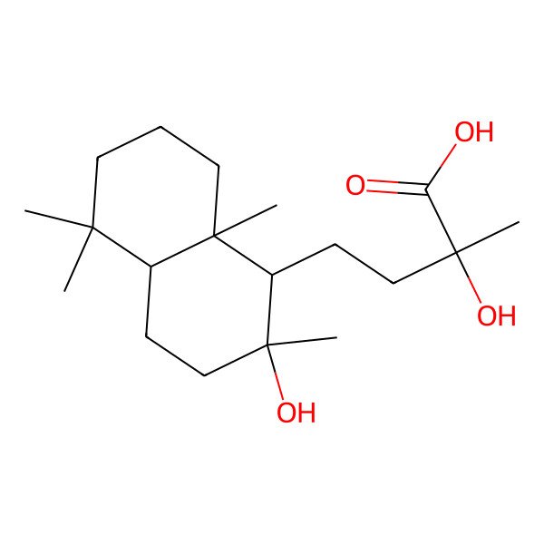 2D Structure of Sclareolic acid
