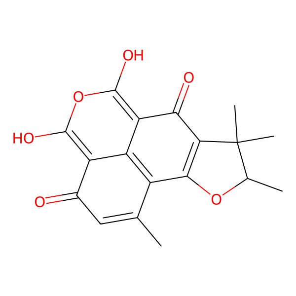 2D Structure of (-)-Sclerodin