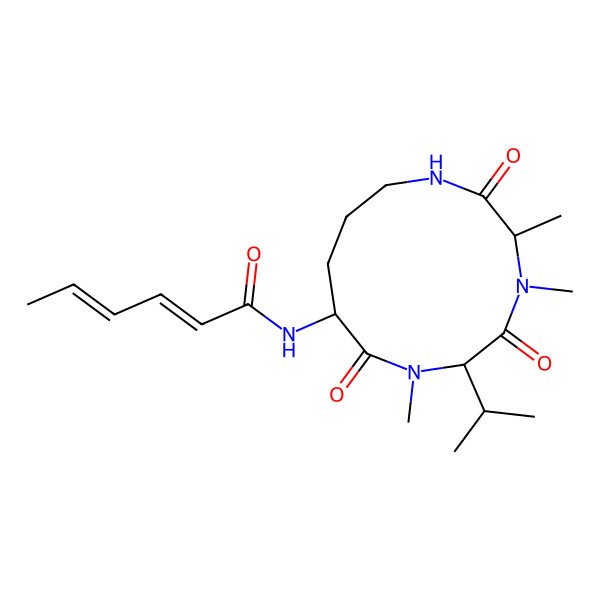 2D Structure of Sclerotiotide B