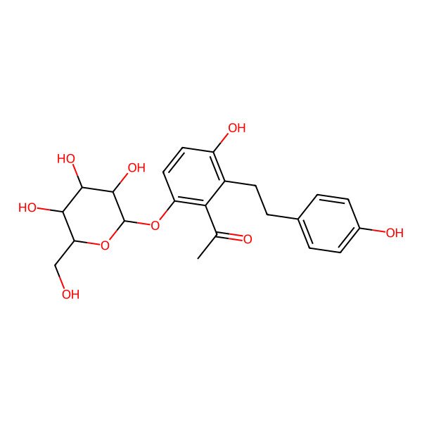 2D Structure of scorzodihydrostilbene C