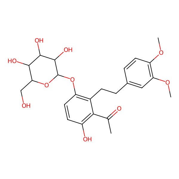 2D Structure of scorzodihydrostilbene D