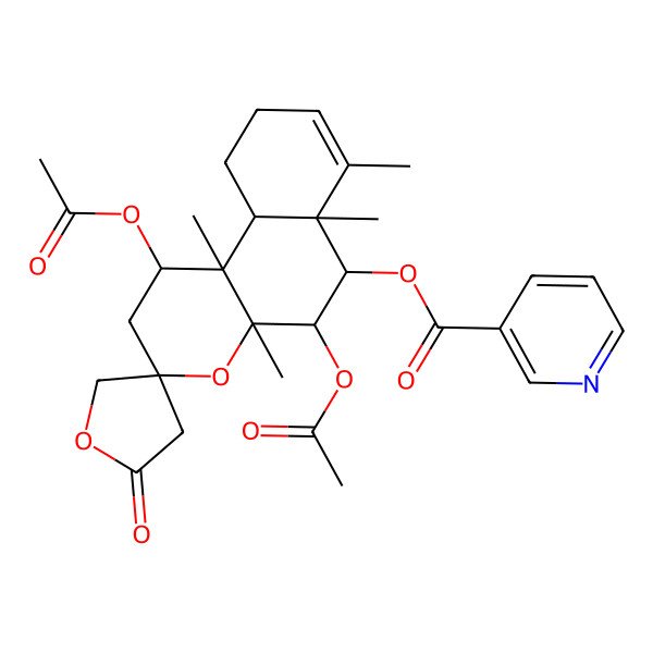 2D Structure of Scutebarbatine F 2D Structure of Scutebarbatine F