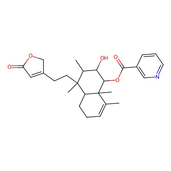 2D Structure of Scutebarbatine Z