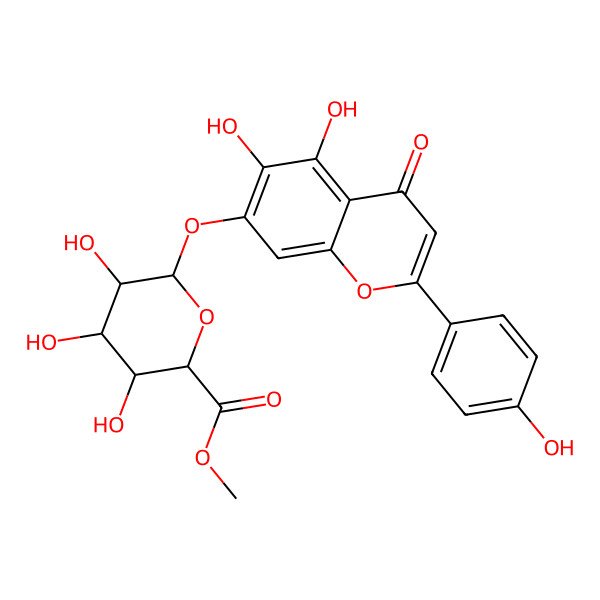 2D Structure of Scutellarin methylester