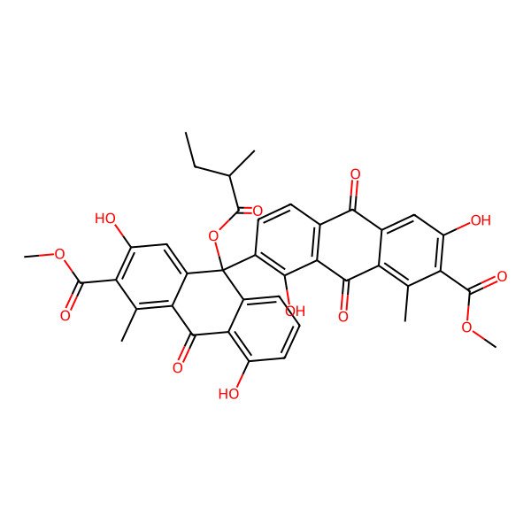 2D Structure of scutianthraquinone A 2D Structure of scutianthraquinone A