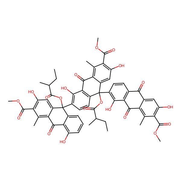 2D Structure of scutianthraquinone D