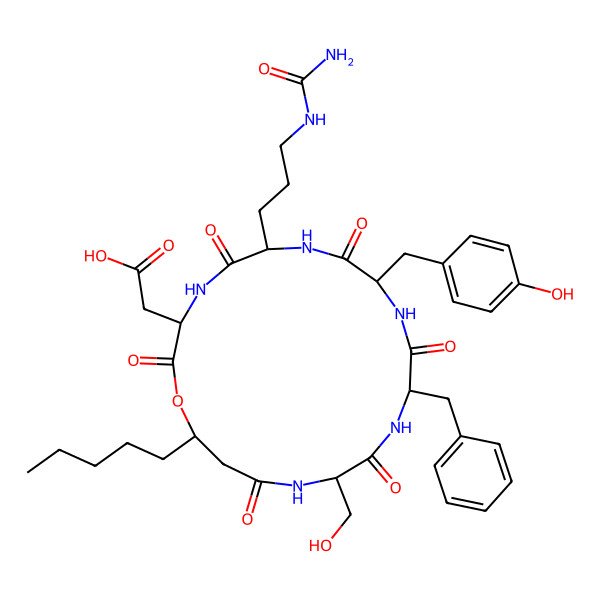 2D Structure of Scytonemide B