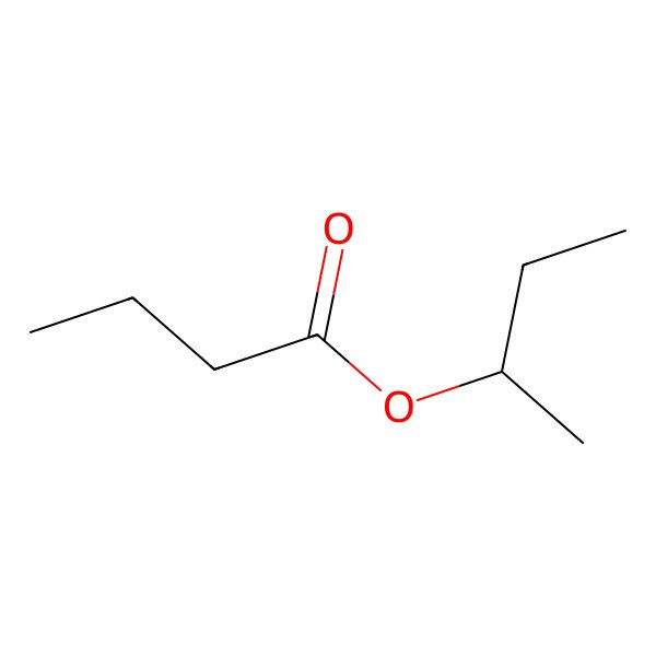 2D Structure of sec-Butyl butyrate