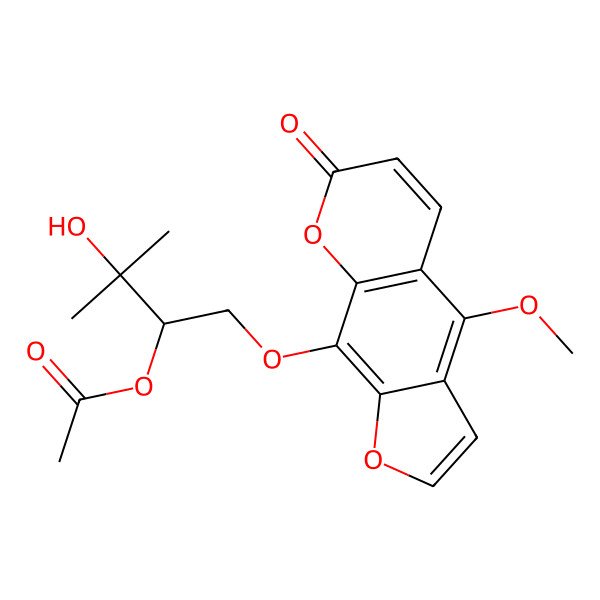 2D Structure of Sec-O-acetylbyakangelicin