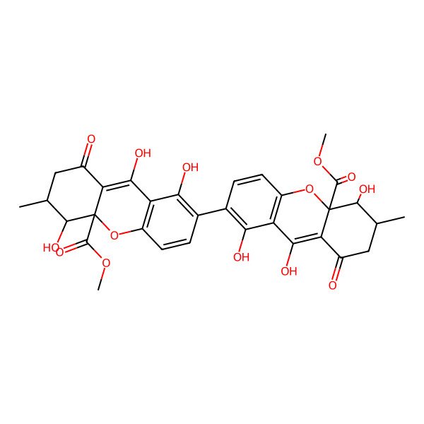 2D Structure of Secalonic acid F