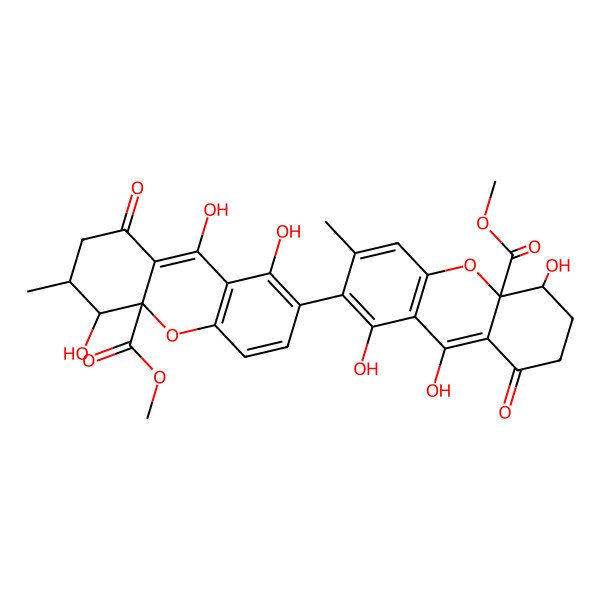 2D Structure of Secalonic acid K