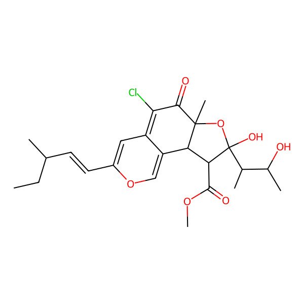 2D Structure of Seco-Chaetomugilin D