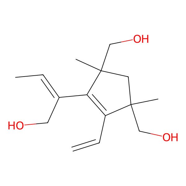 2D Structure of Secobotrytriene-10,12,15-triol
