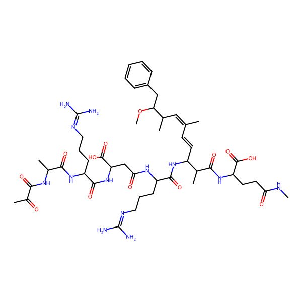 2D Structure of Seco[D-Asp3]microcystin-RR
