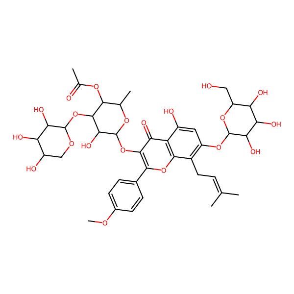 2D Structure of Sempervirenoside B 2D Structure of Sempervirenoside B