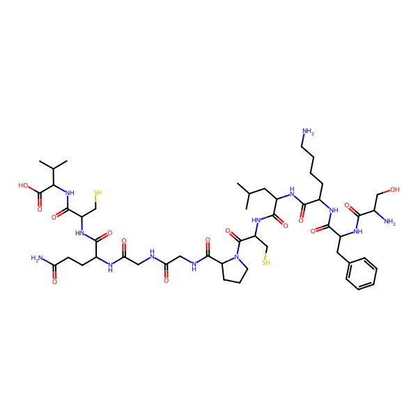 2D Structure of Ser-Phe-Lys-Leu-Cys-Pro-Gly-Gly-Gln-Cys-Val