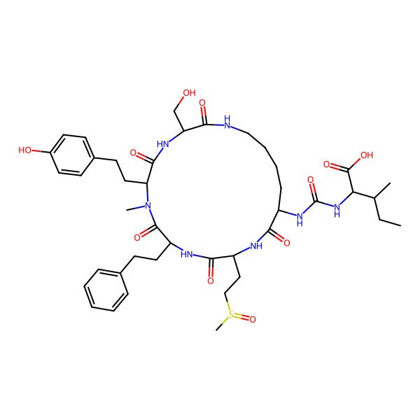 2D Structure of [Ser6] Nodulapeptin B