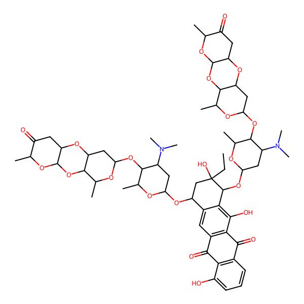 2D Structure of Serirubicin
