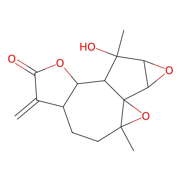 2D Structure of Sesquiterpene lactone deriv