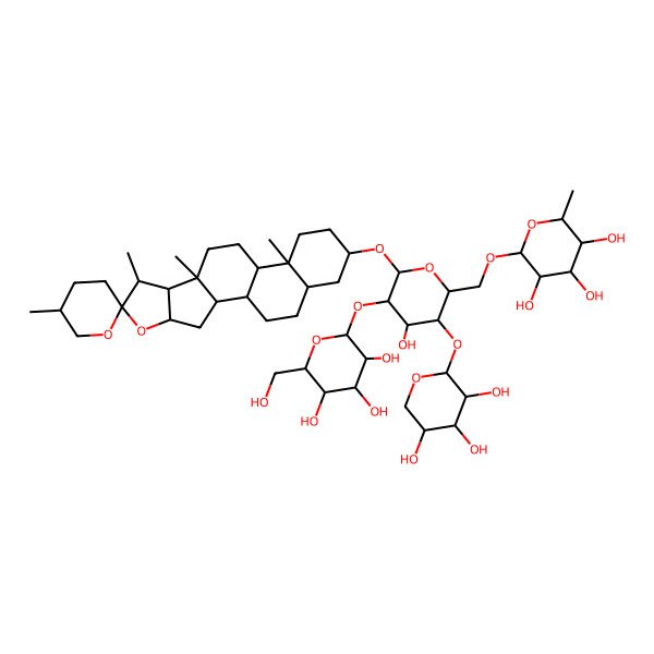 2D Structure of Shatavaroside B