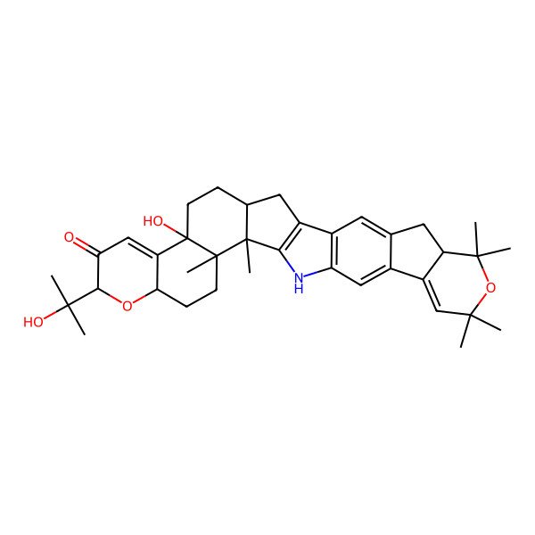 2D Structure of Shearinine B