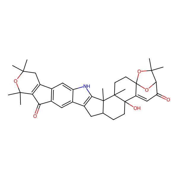 2D Structure of Shearinine G