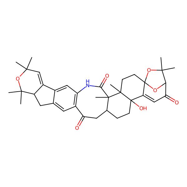 2D Structure of Shearinine I