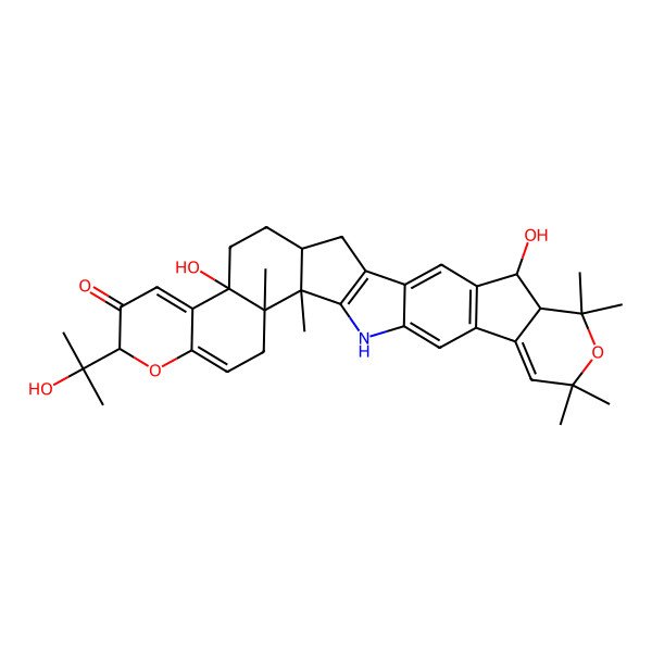 2D Structure of Shearinine M