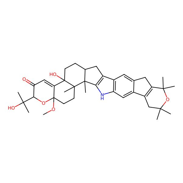 2D Structure of Shearinine N