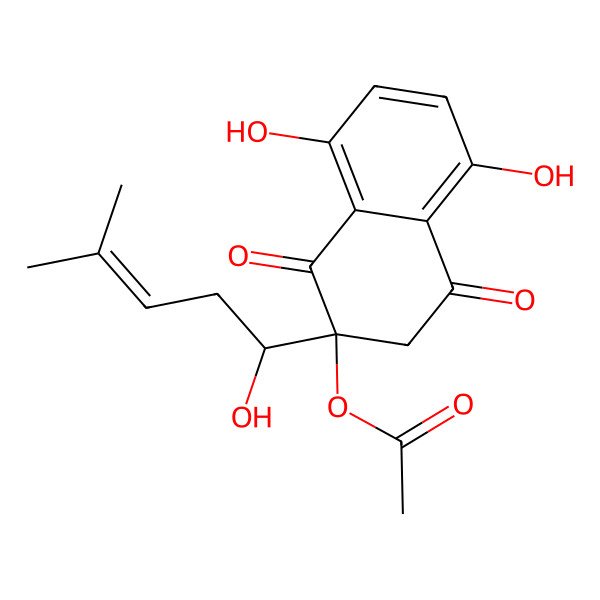 2D Structure of Shikonin acetate