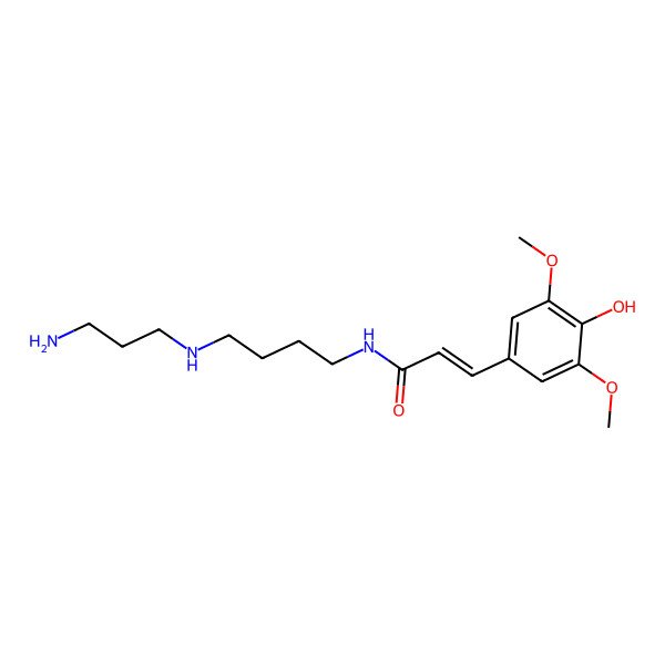 2D Structure of Sinapoyl spermidine