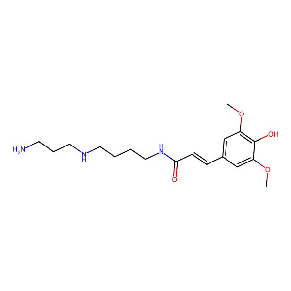 2D Structure of Sinapoyl spermidine 2D Structure of Sinapoyl spermidine