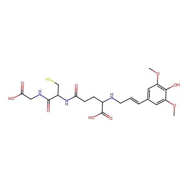 2D Structure of Sinapyl-glutathione