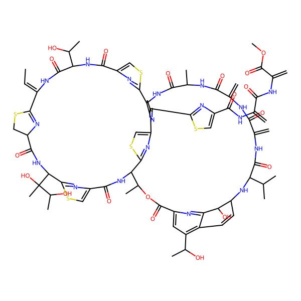 2D Structure of Siomycin C